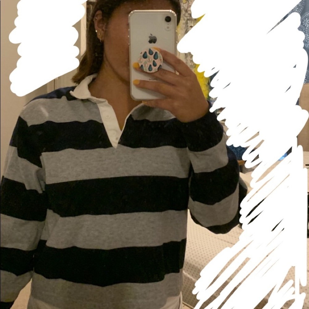 Brandy Melville cropped polo shirt